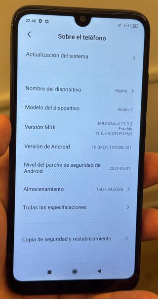 Xiaomi Redmi 7 smartphone libre