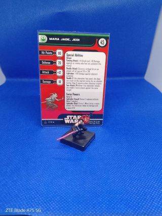 Miniatura Star Wars Mara Jade Jedi 37/60 WOTC