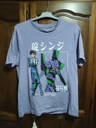 Camiseta Evangelion Morada