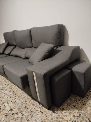 Sofá Chaiselong Gris