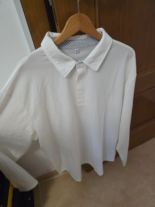 Camisa Polo Blanca Talla XL