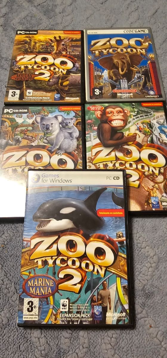 Juegos PC CD-ROM Microsoft Zoo Tycoon 2
