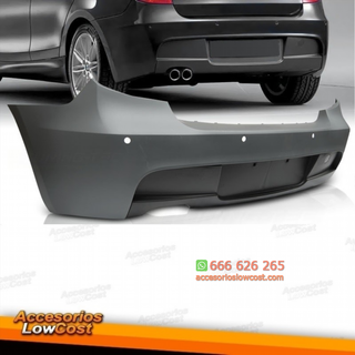 PARAGOLPES TRASERO BMW E87 04-07, PACK M. CON PA