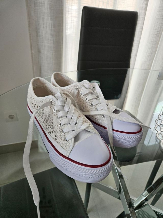 Playeras Blancas Encaje