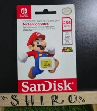 (NUEVA) Tarjeta Micro SD SanDisk 256GB Switch
