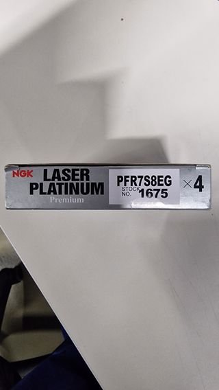 Bujías NGK Laser Platinum PFR7S8EG (1675) – NUEVAS