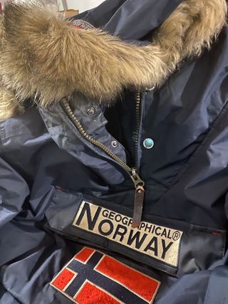 Abrigo Geographical Norway Azul