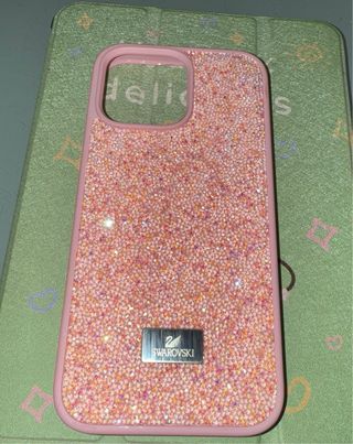 Funda iPhone 16 Pro Max Rosa Swarovski