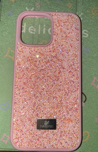 Funda iPhone 16 Pro Max Rosa Swarovski