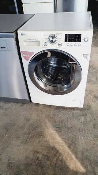 Lavadora secadora marca lg 8 kg de lavado 