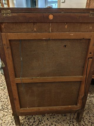 Mueble Antiguo Madera con radio