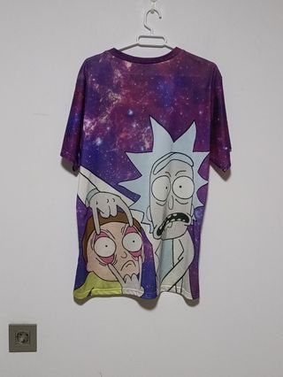 Camiseta Rick and Morty Galaxia Multicolor