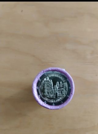 Cartucho de 25 monedas de 2 euros. Salamanca.
