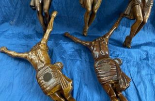 Lote deFiguras antiguas Cristo
Crucificado grande