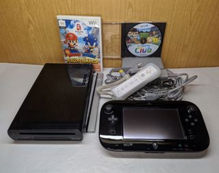 Nintendo Wii U Negra 32gb + Aro-ma Tirami-su