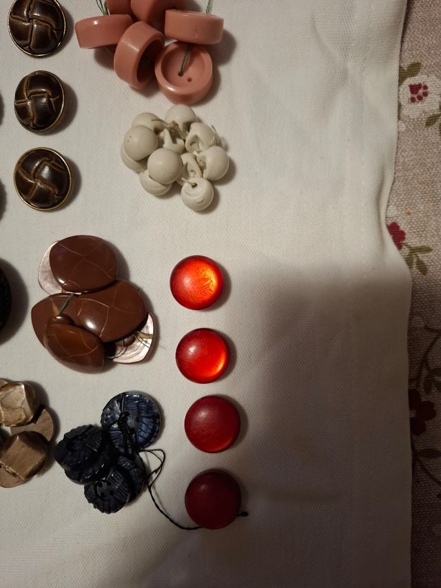 Lote de botones vintage