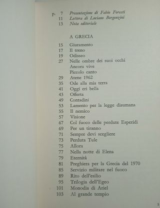 Vassilis Tertipis / A Grecia (Poesia SelEdizioni