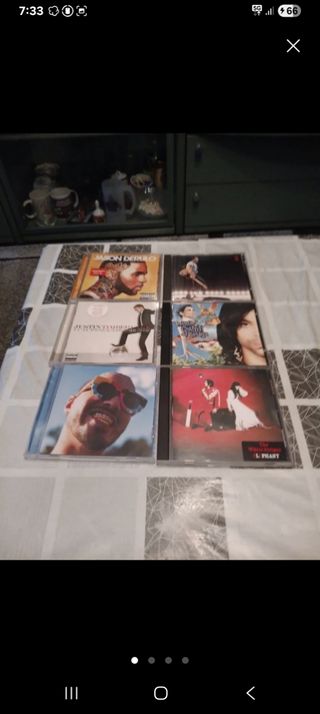 Lote 6 CDs variados Pop, Rock, Rap, R&B