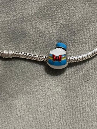 Charm Disney Donald Azul y Plateado