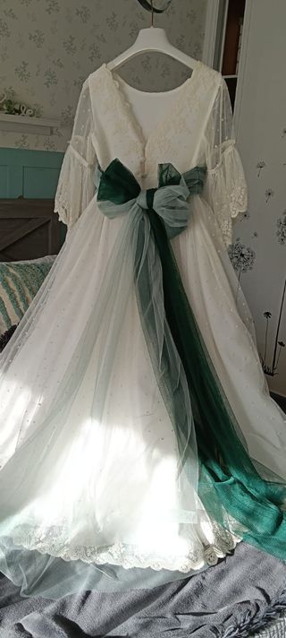 Vestido Comunión Blanco Roto 2025