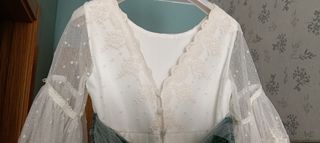 Vestido Comunión Blanco Roto 2025