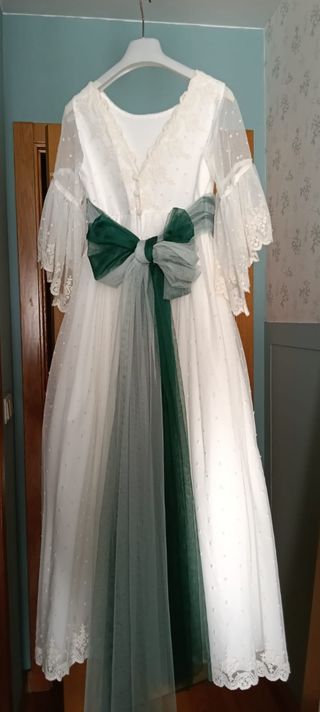 Vestido Comunión Blanco Roto 2025