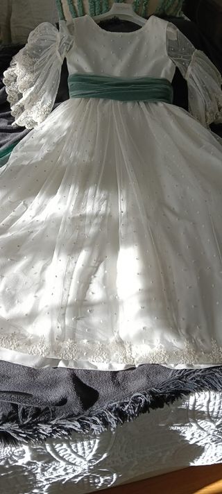 Vestido Comunión Blanco Roto 2025