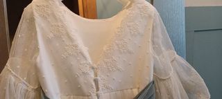 Vestido Comunión Blanco Roto 2025