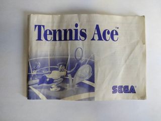 Caja SEGA Master System Tennis Ace
