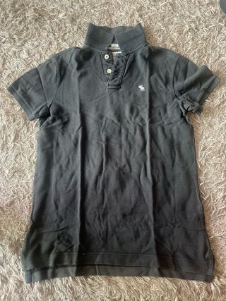 Polo Abercrombie & Fitch Nero Taglia M