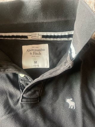 Polo Abercrombie & Fitch Nero Taglia M