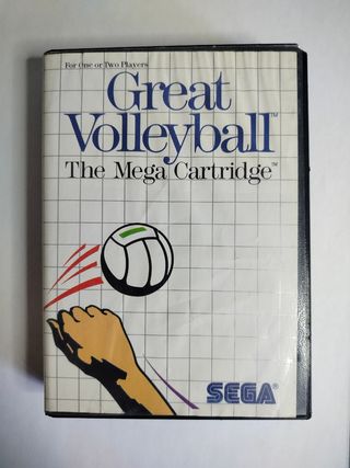 Caja SEGA Master System Great Volleyball