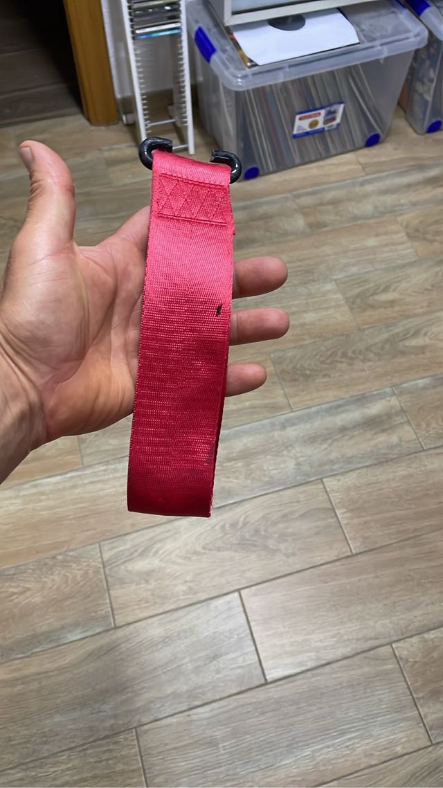 Correa de remolque roja