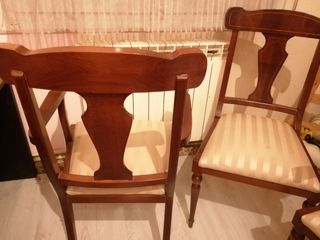 Sillas de comedor de madera y tela OFERTAA!última!