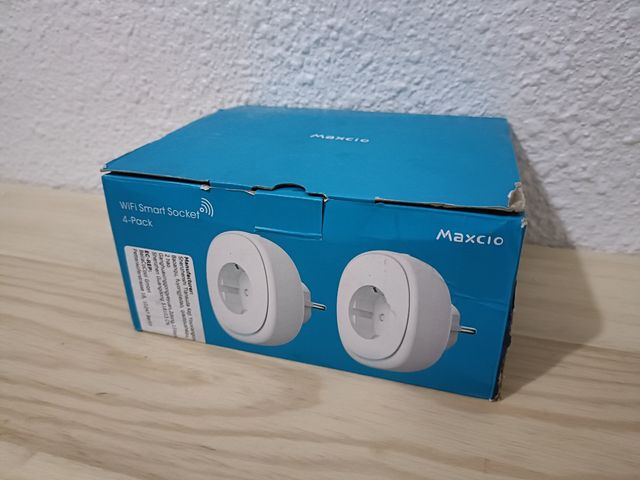 4 Enchufes Inteligentes Maxcio Blancos