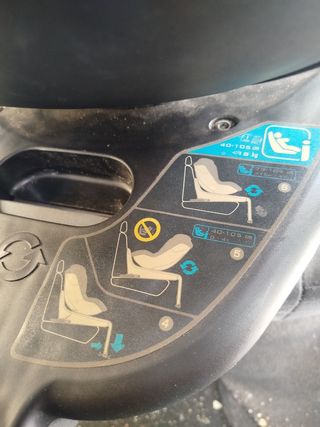 Silla de coche para bebé giratoria