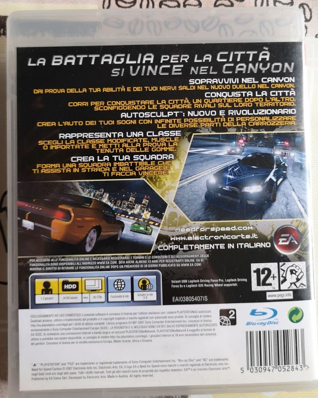 Need for Speed Carbon PS3 Playstation 3