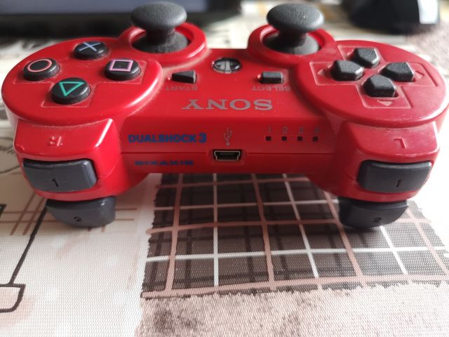 Controller joypad joystick Rosso PS3 PlayStation 3