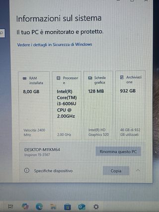 Dell Inspiron 15 3567 Notebook