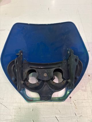 Careta para moto azul