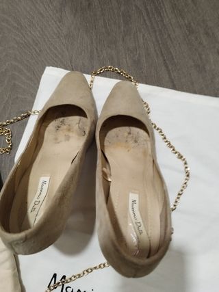 Zapatos Massimo Dutti Beige