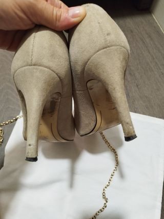 Zapatos Massimo Dutti Beige