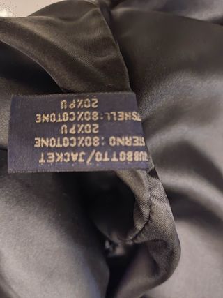 Giubbotto uomo imbottito nero