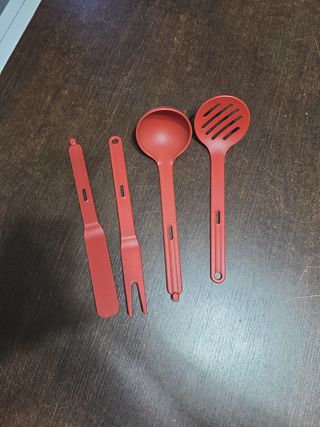 Set Mestoli Tupperware Rossi