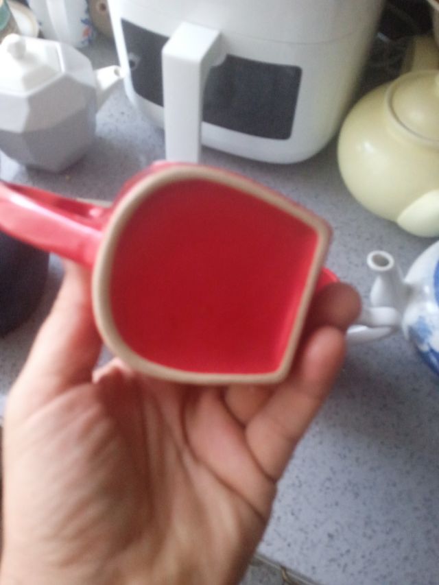 Tazas de pareja con forma de corazón