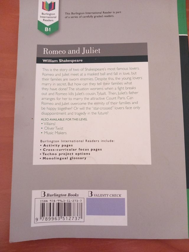 ROMEO AND JULIET B1 BIR