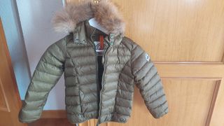 Chaqueta plumas niño verde Jott
