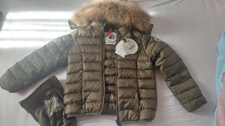 Chaqueta plumas niño verde Jott