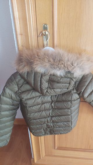 Chaqueta plumas niño verde Jott
