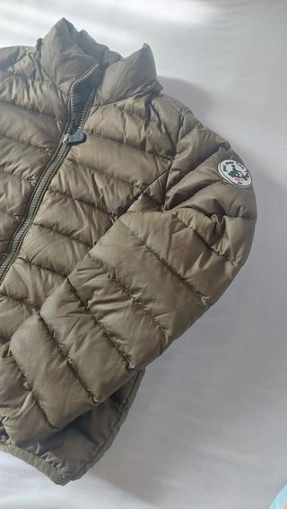 Chaqueta plumas niño verde Jott